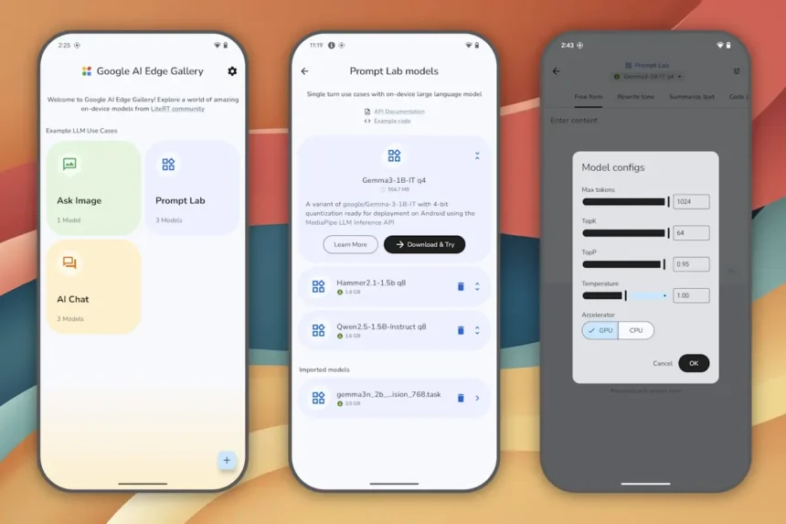 Google AI Edge Gallery