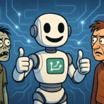 riendly robot thumbs-up