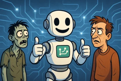 riendly robot thumbs-up
