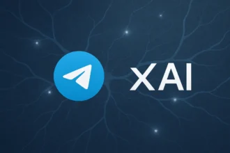 Telegram xAI logos