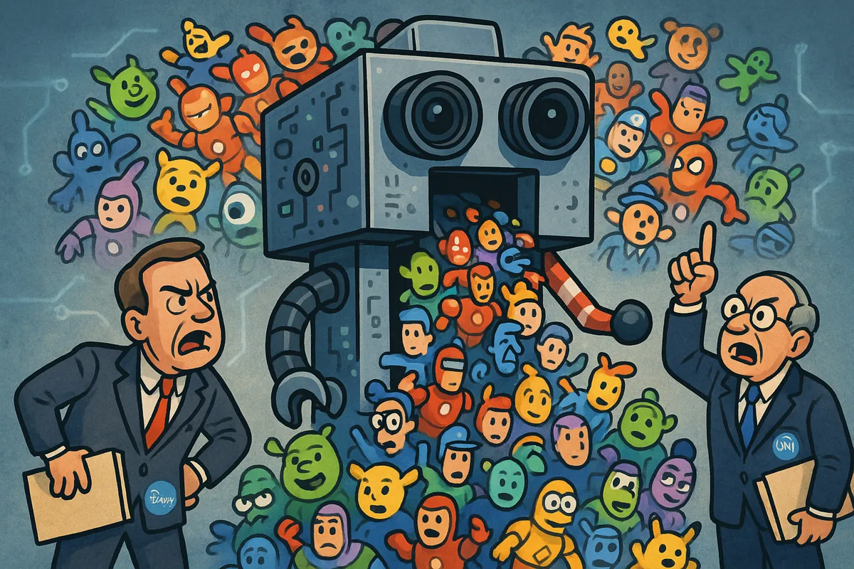 AI cartoon lawsuit