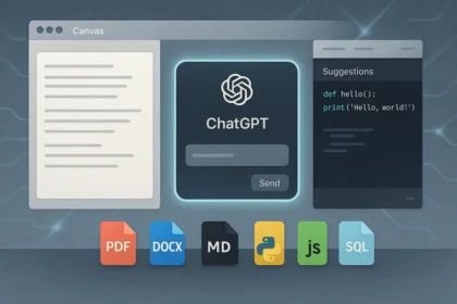 ChatGPT canvas