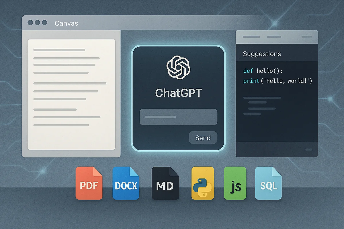 ChatGPT canvas