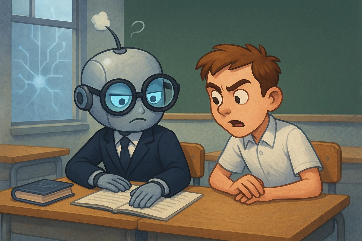 robot student