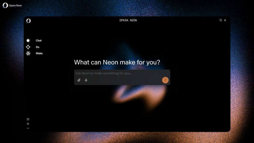Opera Neon offers a new browser for active AI users