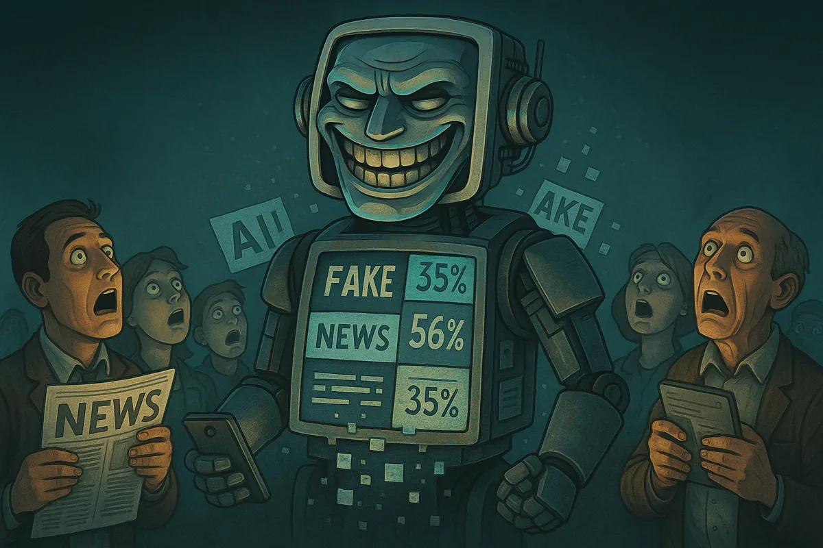 AI spreads false information