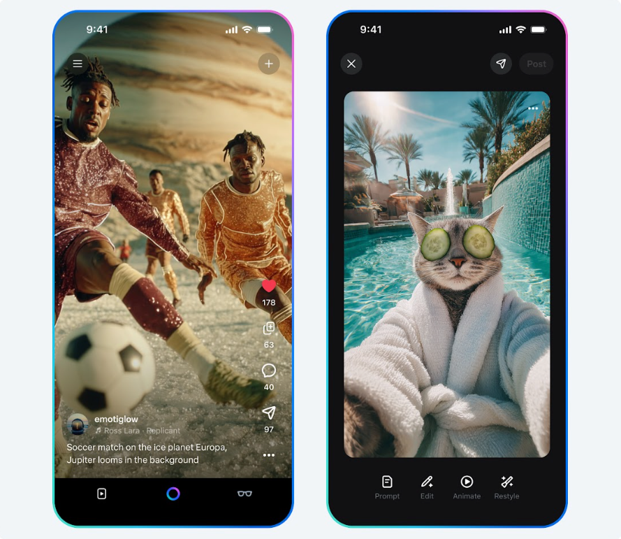 Meta запустила стрічку ШІ-відео Vibes у Європі